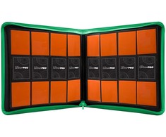 Ultra Pro UP - 12-Pocket Zippered PRO-Binder - Žalias