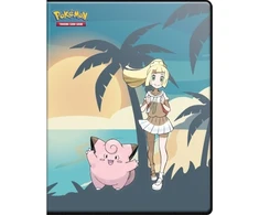 Pokémon Lillie ir Clefairy 9 kišenių kortų albumas Ultra PRO
