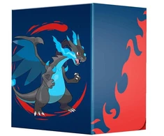 Kolekcionuojamos Kortelės - Ultra PRO Pokémon Trading Card Game Mega Charizard X Flex Deck Box 100 Cards Juodas