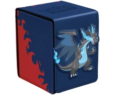 Ultra Pro UP - Mega Charizard X Alcove Flip Deck Box for the Pokémon