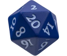 Ultra Pro UP - Vivid Heavy Metal Dice: Mėlyna (2 kauliukai)