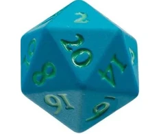 Ultra Pro UP - Vivid Heavy Metal Dice: Teal (2 kauliukai)