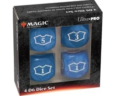 Ultra Pro UP: Magic the Gathering – Mėlyna Mana – 22 mm prabangus lojalumo kauliukų rinkinys