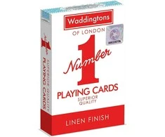 Winning Moves Waddington's Number 1 žaidimų kortos (raudonos)