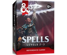 Wizards of the Coast Dungeons &amp; Dragons Reference Cards - Spells (Levels 2-3)