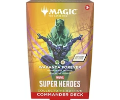 Wizards of the Coast Magic: The Gathering - Marvel Super Heroes Commander Deck - Wakanda Forever (Collector's Edition)