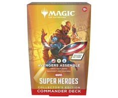 Wizards of the Coast Magic: The Gathering - Marvel Super Heroes Commander Deck - Avengers Assemble (Collector's Edition)