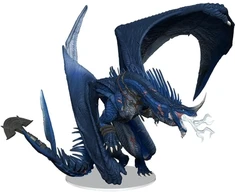 Wizkids D&amp;D Icons of the Realms: Anthradusk, Ancient Mėlyna Dragon Figūrėlė (1 vnt.)