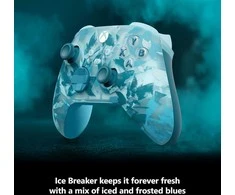 „Microsoft Xbox“ belaidis valdiklis – „Ice Breaker Special Edition Turquoise Bluetooth Gamepad“ (analoginis / skaitmeninis) „Android“, asmeniniams kompiuteriams, „Xbox One“, „Xbox Series S“, „Xbox Series X“, „iOS“