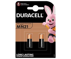 2 x Duracell A23 MN21 12V 23A, 23GA, A23, E23A, GP23A, K23A, L1028, LR23A, LRV08, LRVO8, MN21, MS21, V23, V23GA, VR22 baterija