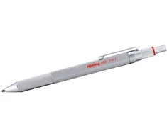 3 in 1 Rotring MULTIPEN rašiklis ir pieštukas 600 sidabrinės spalvos - 2164109