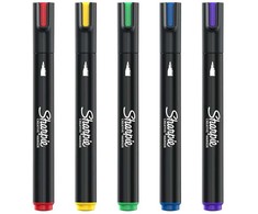 5 spalvų Sharpie akrilo markerių rinkinys su spalvinimo knygele