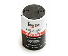 Akumuliatorius 0800-0004 Enersys Hawker Cyclon Cell X 2V 5,0Ah nereikalaujantis priežiūros