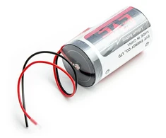 Akumuliatorius EVE ER34615/FL 3,6 V 19 000 mAh Li-SOCl₂ D ličio baterija su laidais