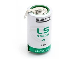 Akumuliatorius Ličio baterija SAFT LS33600CNR LiSOCl2 3,6 V 17000 mAh SL-780, SL-2780, TL-5930, ER34615S, XL-205L, SB-D02