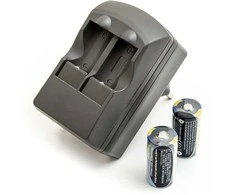 Akumuliatorius Powersmart Įkraunamas CR123A, DL123A 2vnt. + įkroviklis