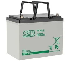 Akumuliatorius SSB SBL 85-12i 12V 85Ah AGM nereikalaujantis priežiūros