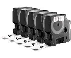 DYMO S0720830 D1 Juostelė 19mm x 7m (balta / juodas šifras)