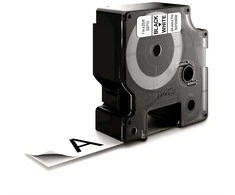 DYMO S0720930 D1 Juostelė 24mm x 7m (balta / juodas šifras)