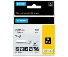 Etiketės Dymo Rhino 1805430 Juodas on Baltas