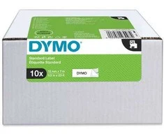 DYMO S0720530 D1 Juostelė 12mm x 7m (balta / juodas šifras) - 10 vnt.