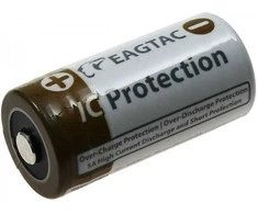 Eagletac EagleTag 16340 3,7 V 750 mAh ličio jonų baterija - tinka naudoti vietoje CR123A, DL123A, EL123A, CR17345, CR17350, K123LA