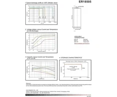 EVE ER18505S 3,6 V 4000 mAh ličio akumuliatorius - A, LiSOCl2, LS17500, XL-100F, ER17500V, ER17/50