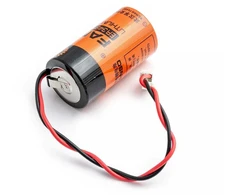 Fanso ER34615M 3,6 V 13000 mAh D LSH20 ličio akumuliatorius su laidais ir JST EHR-2 didelės srovės jungtimi
