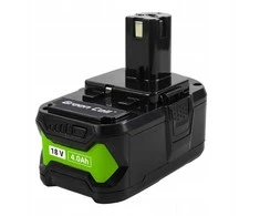 Green Cell Žalias Cell Žalias Cell baterija, skirta Ryobi ONE+ 18V 4Ah pakaitinė baterija RB18L40