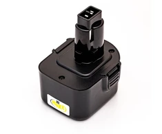 Hi Power DeWalt DE9037, DE9074, DE9501, DW9572, DW9072 12V 3.0Ah NiMH Akumuliatorius, skirtas elektriniams įrankiams DW12K, DW907K2, DW927K2, DW940K, DW956K2, DW980K2H