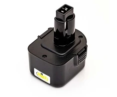 Hi Power DeWalt DE9037, DE9074, DE9501, DW9572, DW9072 12V 3.0Ah NiMH Akumuliatorius, skirtas elektriniams įrankiams DW12K, DW907K2, DW927K2, DW940K, DW956K2, DW980K2H