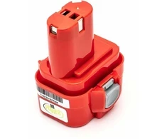 Hi Power Makita 193099-3, 193156-7, 9120, 9133, 9134, 9135, PA09 9.6V 2.0Ah NiMH Akumuliatorius, skirtas Makita 6000 serijos elektriniams įrankiams: 6207D, 6207DWDE, 6222D, 6226D, 6226DWBE, 6260D