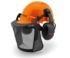 Apsauginis šalmas Stihl Function Basic; su apsauginiu skydeliu ir ausinėmis