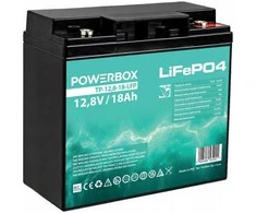 „LifePO4 Powerbox 18-12.8“ akumuliatorius, 12,8 V, 18 Ah, skirtas UPS, kemperiams, jachtoms, valtims, motoroleriams, keturračiams