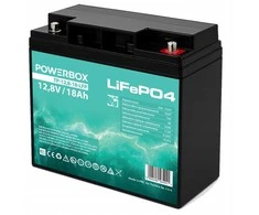 „LifePO4 Powerbox 18-12.8“ akumuliatorius, 12,8 V, 18 Ah, skirtas UPS, kemperiams, jachtoms, valtims, motoroleriams, keturračiams