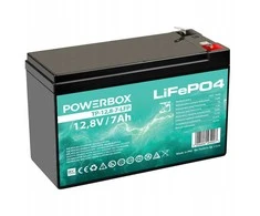 „LifePO4 Powerbox 7-12.8“ akumuliatorius, 12,8 V, 7 Ah, skirtas UPS, kemperiams, jachtoms, valtims, motoroleriams, keturračiams