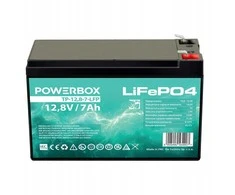 „LifePO4 Powerbox 7-12.8“ akumuliatorius, 12,8 V, 7 Ah, skirtas UPS, kemperiams, jachtoms, valtims, motoroleriams, keturračiams