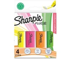 Markeris Sharpie Fluo XL ryškiklis Rinkinys Pakuotė 4 vnt.