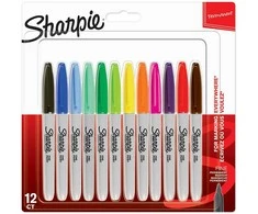 Markerių rinkinys Sharpie Fine 12 vnt – 2065404