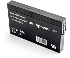 Avacom Multipower MP2-12SL NP2-12 12V 2Ah AGM Akumuliatorius nereikalaujantis priežiūros