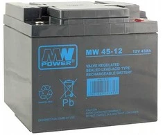 MW Power MW 45-12 12 V 45 Ah AGM priežiūros nereikalaujantis akumuliatorius