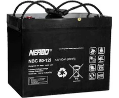 Armac NERBO NBC 80-12i 12V 80Ah AGM Akumuliatorius, nereikalaujantis priežiūros, skirtas cikliniam darbui