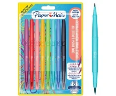 Papermate „Paper Mate“ – „Flair“ dvigubo antgalio flomasteriai, 8 vnt. (2199386)