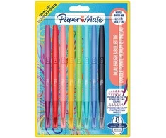 Papermate „Paper Mate“ – „Flair“ dvigubo antgalio flomasteriai, 8 vnt. (2199386)