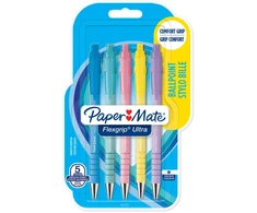 Papermate Tušinukas Paper Mate Flexgrip Ultra Pastel RT 1,0mm Mėlyna 5 vnt. - 2162277