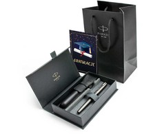 Parker Bronze plunksnakočių rinkinys su dėžute ir krepšiu išleistuvėms
