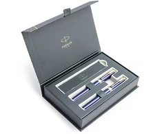 Parker Ingenuity Mėlyna GT Plunksnakočio + Rašiklio rinkinys 2182009 + 2182011 dovanų dėžutėje
