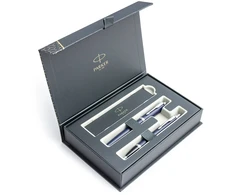 Parker IM Mėlyna CT Plunksnakočio + Tušinuko rinkinys 1931647 + 1931668 dovanų dėžutėje