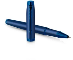 Parker IM Monochrome Mėlyna tušinukas su dangteliu ir graviravimu