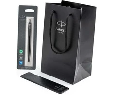 Parker Jotter Monochrome tušinukų rinkinys dėkle su dovanų maišeliu